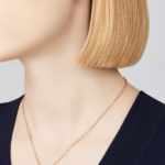 Two Butterfly Pendant (Rose Gold, Diamond, Mother-of-pearl) - Image 2