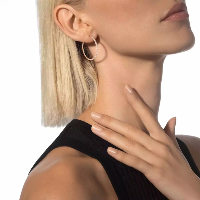 Gatsby Small Hoop Earrings
