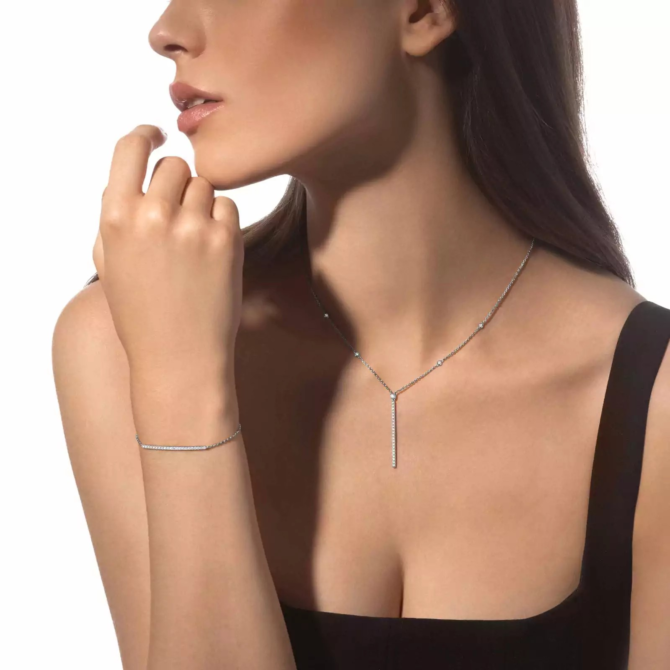Gatsby Vertical Bar Necklace