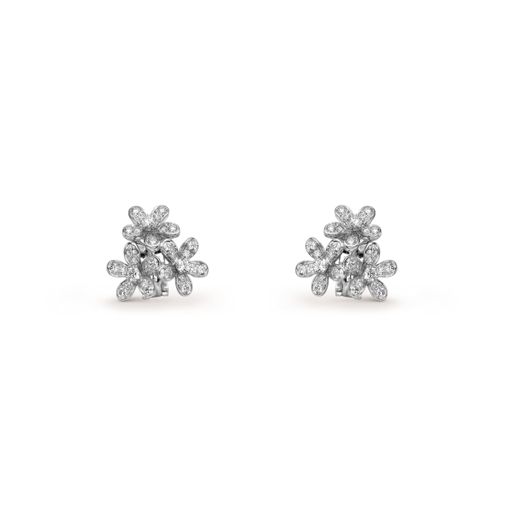 Socrate Earrings, 3 flowers