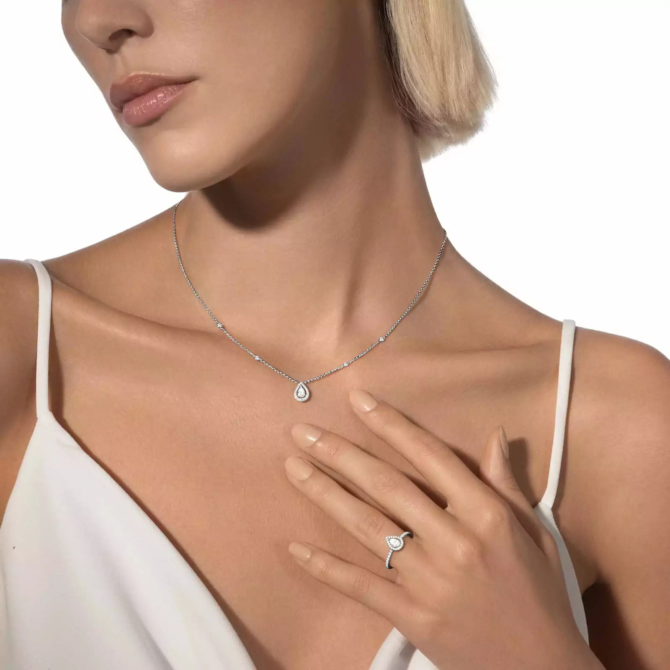 Joy Pear Diamond 0.25ct Necklace