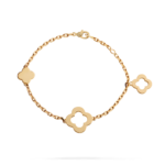Byzantine Alhambra Bracelet, 3 Motifs (Yellow Gold)