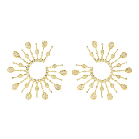 Serpent Bohème Solarité Multi-Motif Hoop Earrings