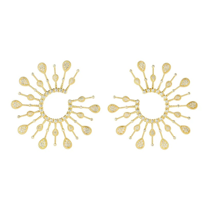 Serpent Bohème Solarité Multi-Motif Hoop Earrings
