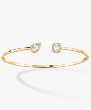 My Twin Toi & Moi Thin Bangle 0.15ct x2