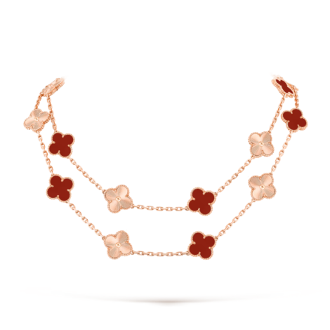 Vintage Alhambra Long Necklace, 20 motifs