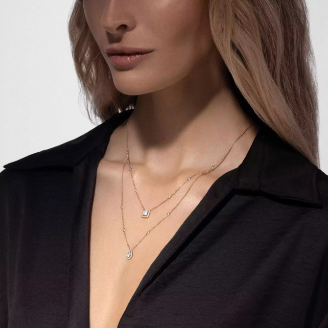 My Twin 2-Row 0.40 ct x 2 Necklace