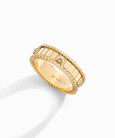 LIFE Full Diamond Spinning Ring