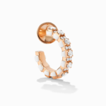 Tip-Top Diamond Small Hoop Earrings - Image 2