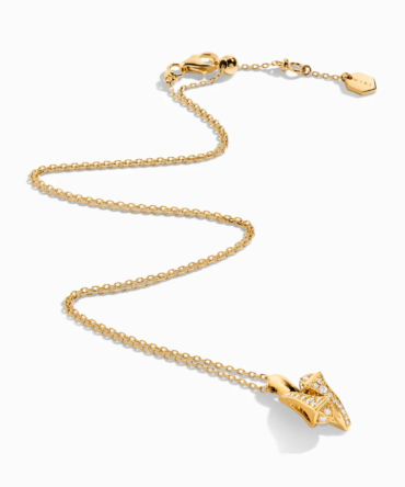 Cleo Full Diamond Huggie Pendant