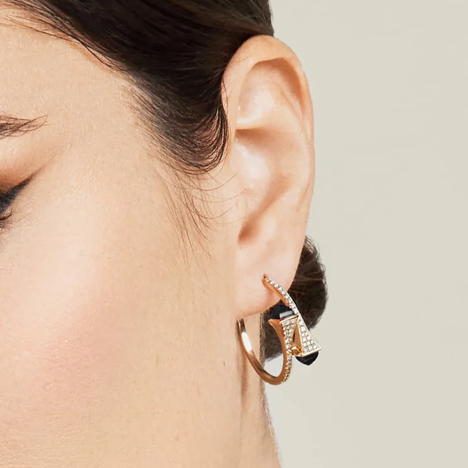 Cleo Diamond Small Hoop Earrings