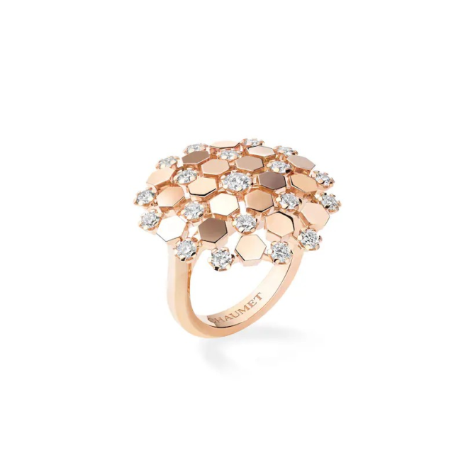 Bee de Chaumet Ring, Rose Gold, Diamonds