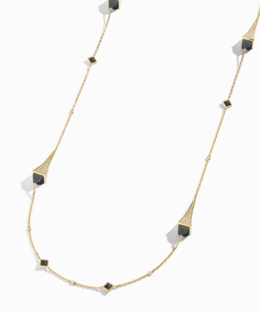 Cleo Luxe Long Chain Diamond Necklace