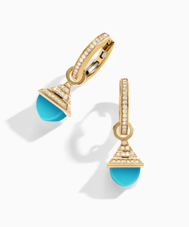 Cleo Rev Mini Diamond Drop Earrings
