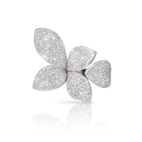 Giardini Segreti Ring, Five Leaves Medium Flower