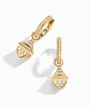 Cleo Rev Mini Full Diamond Drop Earrings
