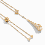Cleo Full Diamond Teardrop  Pendant