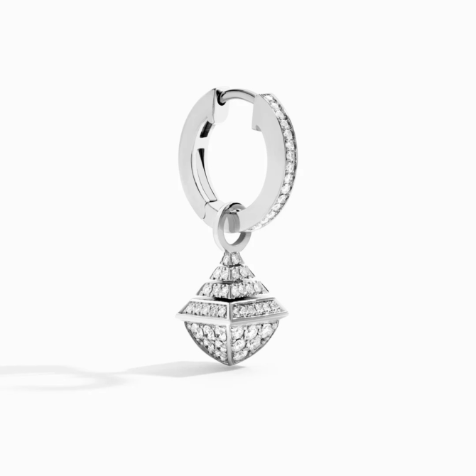 Cleo Rev Mini Full Diamond Drop Earrings