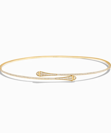 Cleo Full Diamond Slim Slip-On Necklace