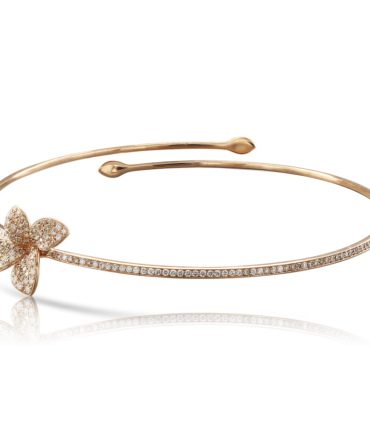 Petit Garden Choker, Rose Gold with Diamonds