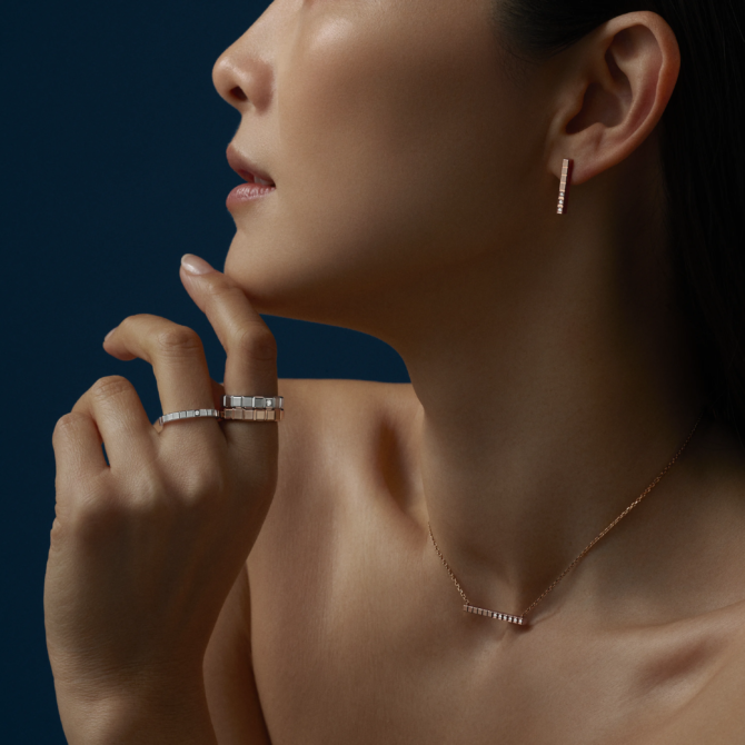 Ice Cube Ring, Ethical Gold, Diamond