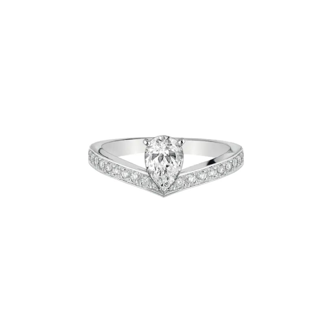 Joséphine Aigrette Solitaire, Diamonds, 050ct
