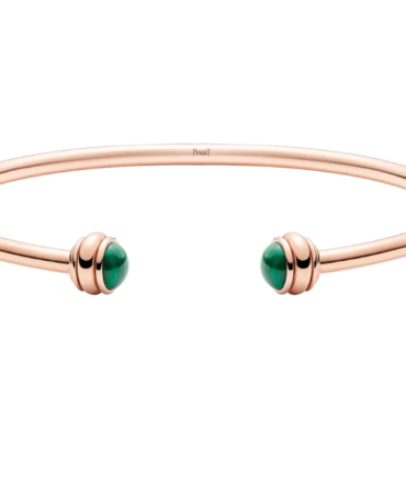 Piaget Possession Open Bangle Bracelet, Rose Gold, Malachite