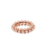 Clash de Cartier Ring, Rose Gold Medium Model, Paved
