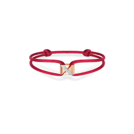 Liens Evidence Bracelet Rose Gold, Diamonds