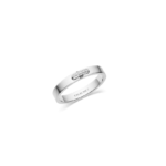Liens Évidence Wedding Band, Diamonds, 3mm