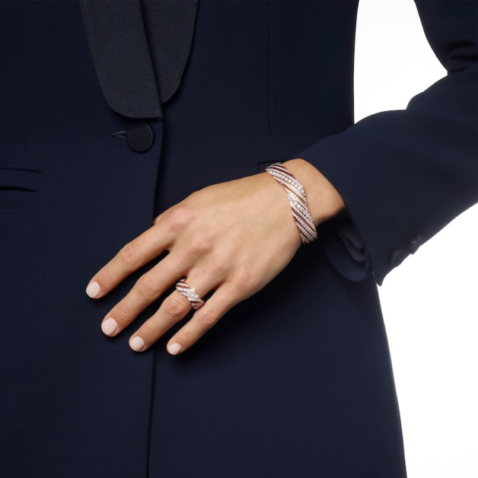 Joséphine Aigrette Bracelet Rose Gold, Diamonds