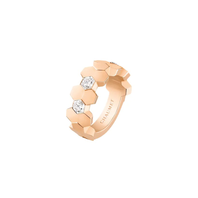 Bee de Chaumet Ring Rose Gold, Diamonds