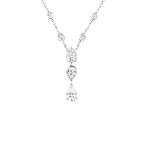 Joséphine Ronde d'Aigrettes 1 carat Pendant White Gold, Diamonds