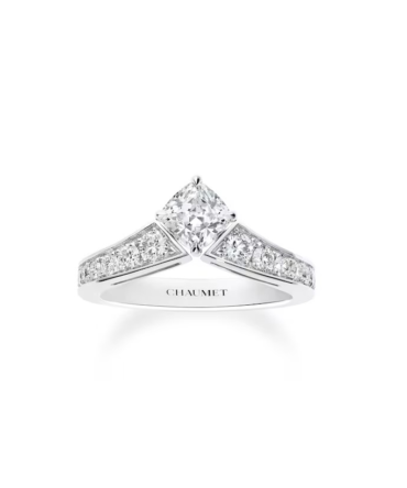 Joséphine Éclat Floral Solitaire 0.50ct Platinum, Diamonds
