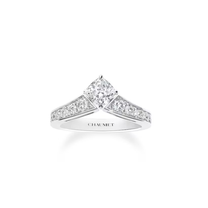 Joséphine Éclat Floral Solitaire 0.50ct Platinum, Diamonds