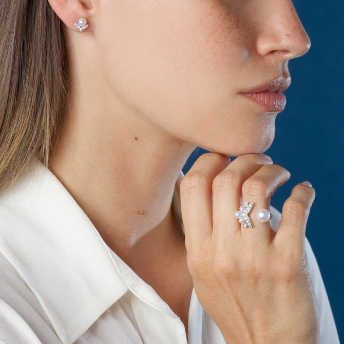 Joséphine Aigrette Earrings