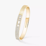 Move Noa Ciselé Semi-Pavé Bangle