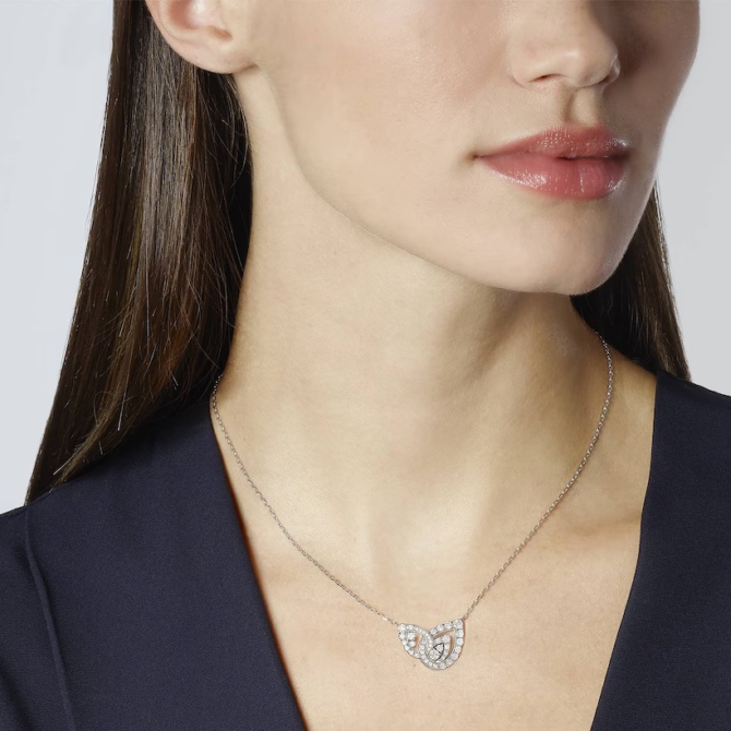 Joséphine Duo Éternel Pendant White Gold, Diamonds