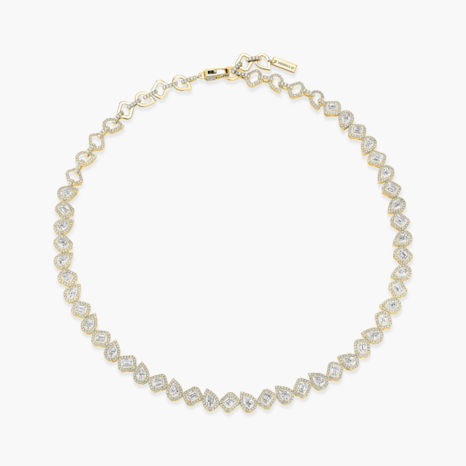 My Twin Rivière Diamond Necklace