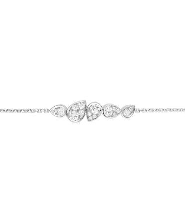 Joséphine Ronde d'Aigrettes Bracelet White Gold, Diamonds