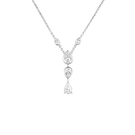 Joséphine Ronde d'Aigrettes 0.50 carat Pendant White Gold, Diamonds