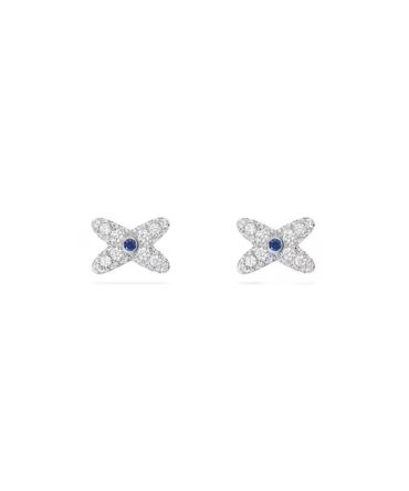 Jeux de Liens Earrings White Gold, Sapphires, Diamonds