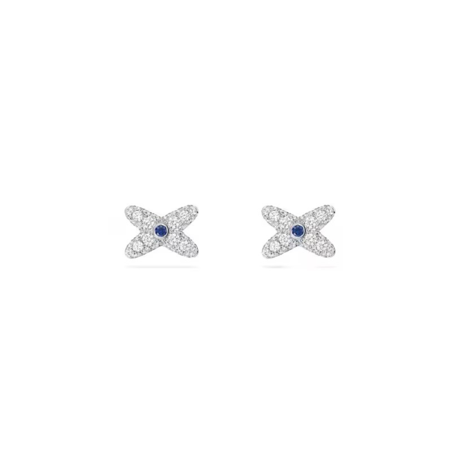 Jeux de Liens Earrings White Gold, Sapphires, Diamonds