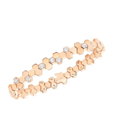 Bee de Chaumet Bracelet Rose Gold, Diamonds