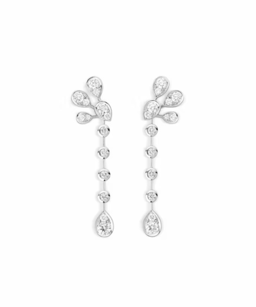 Joséphine Aigrette Impériale Earrings White Gold, Diamonds