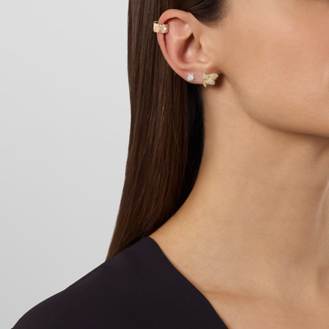 Bee de Chaumet Earrings Yellow Gold, Diamonds