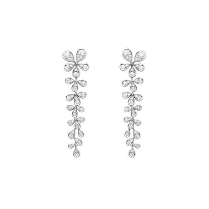 Joséphine Aigrette Impériale Transformable Earrings White Gold, Diamonds