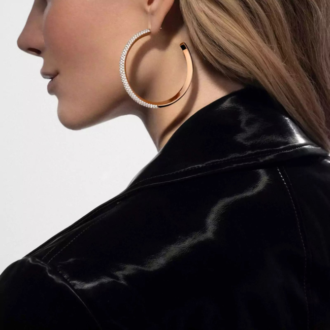 Divine Enigma LM Hoop Earrings