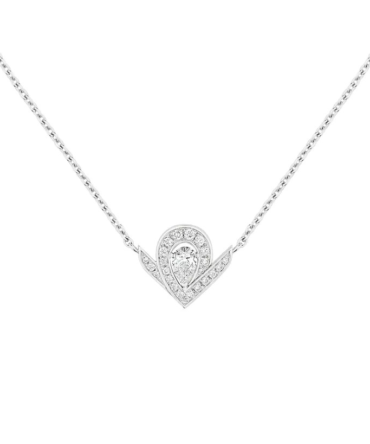 Joséphine Aigrette Pendant White Gold, Diamonds