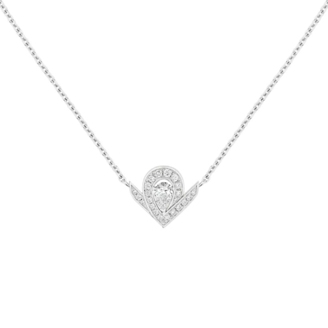 Joséphine Aigrette Pendant White Gold, Diamonds
